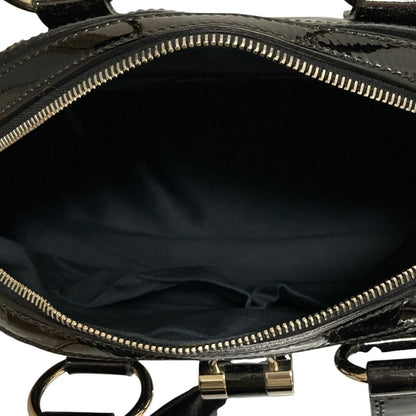 Saint Laurent Muse Y-line Patent Handbag Black — view 7