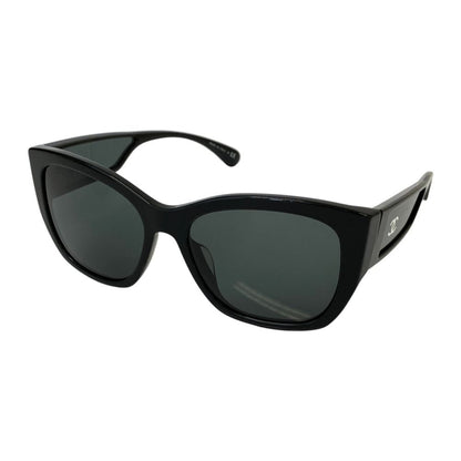 Chanel Side CC Logo Cat Eye Sunglasses S4 55 Black Eyewear