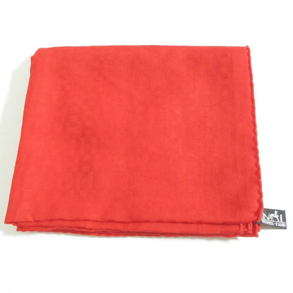 Hermes H Logo Jacquard Cashmere Silk Shawl Scarf