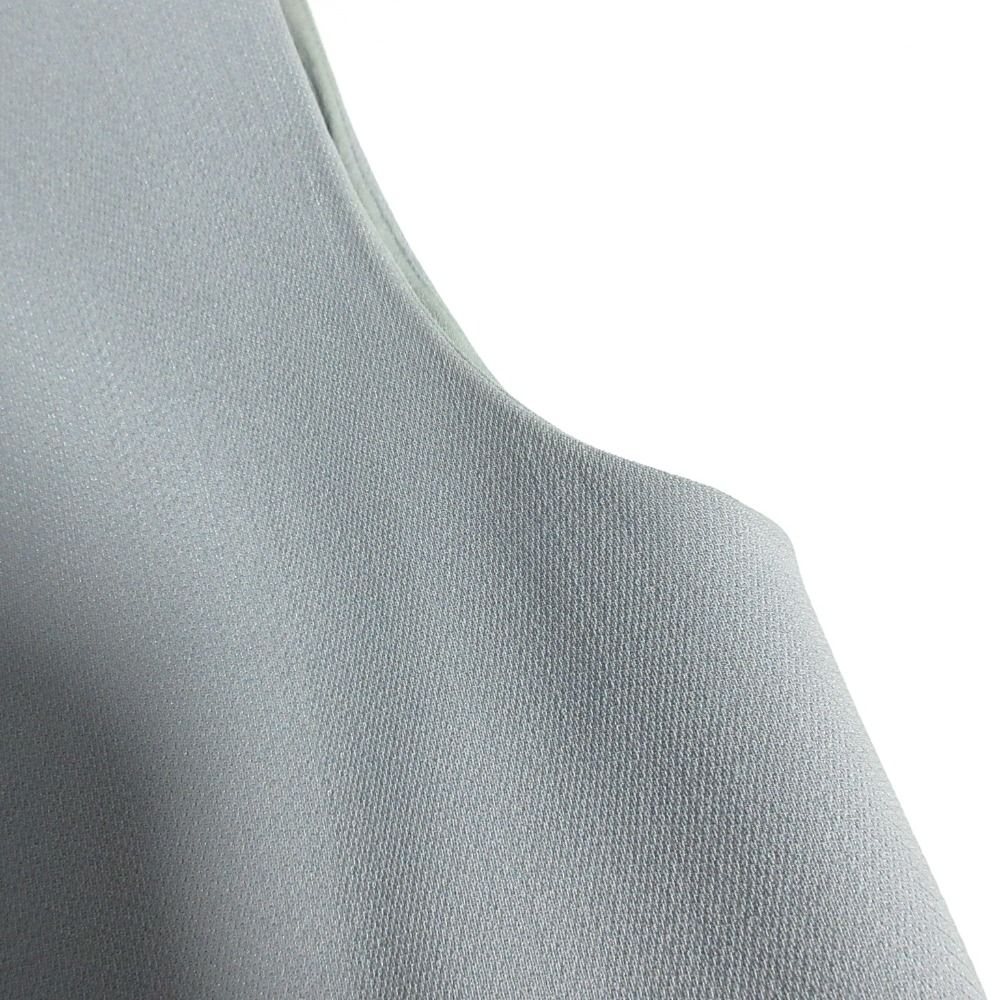 Dior Wool Silk Sleeveless Dress Gray 36 — view 8