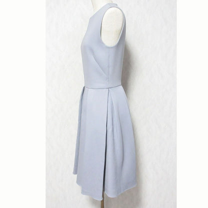 Dior Wool Silk Sleeveless Dress Gray 36 — view 3