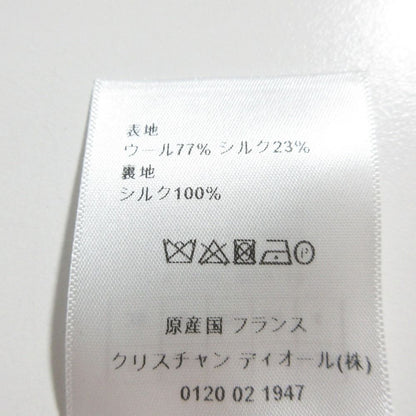 Dior Wool Silk Sleeveless Dress Gray 36 — view 7