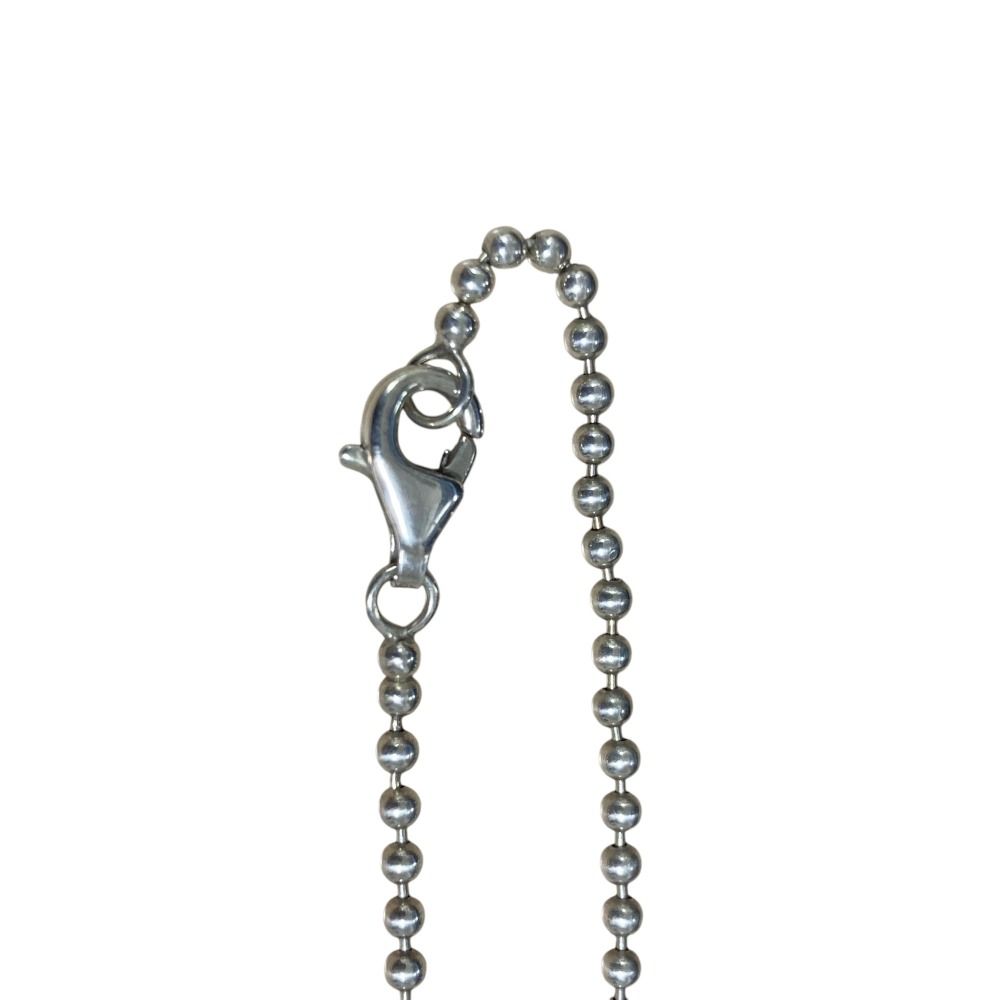Tiffany & Co Roman Cross Ball Chain Necklace 925 Sterling Silver — view 6