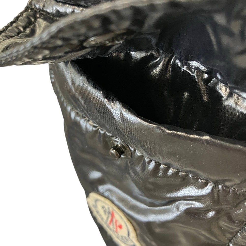Moncler Moka Hooded Long Down Coat Black 3 — view 7