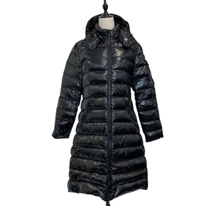 Moncler Moka Hooded Long Down Coat Black 3