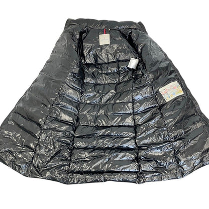 Moncler Moka Hooded Long Down Coat Black 3 — view 8