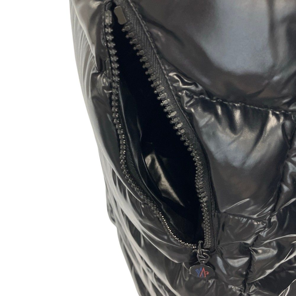 Moncler Moka Hooded Long Down Coat Black 3 — view 6