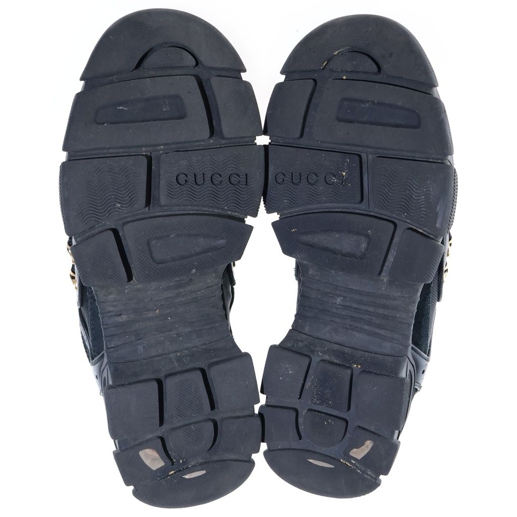 Gucci Flashtrek Volume Sneakers Low Cut Shoes Black — view 5