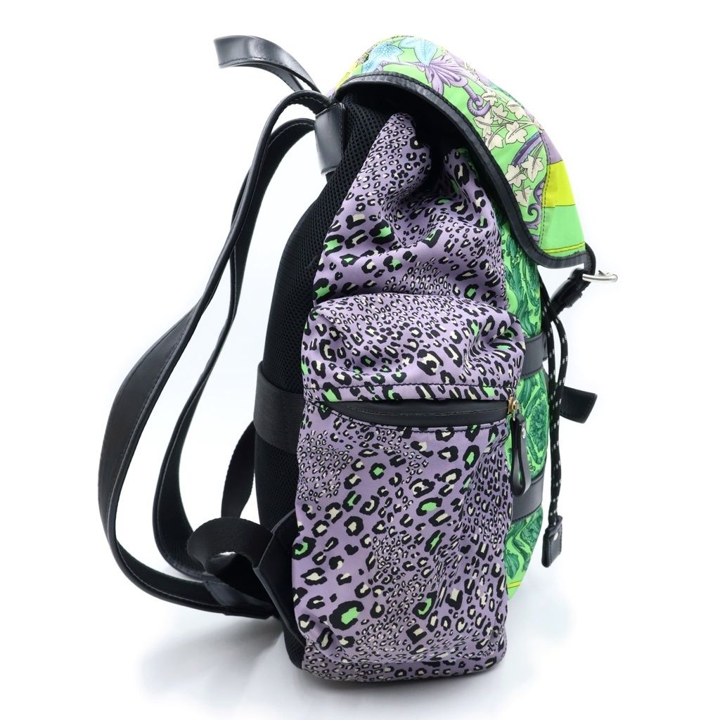 Versace Baroque Pattern Backpack Multicolor — view 3
