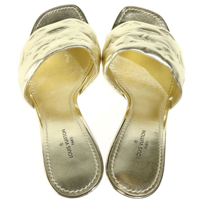 Louis Vuitton Revival Line Sandals Gold Leather — view 4
