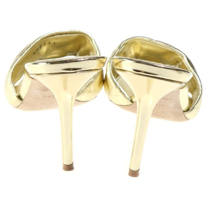 Louis Vuitton Revival Line Sandals Gold Leather — view 3