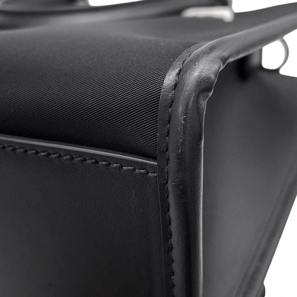 Dolce & Gabbana Tote Bag Logo Nylon & 2-Way Shoulder Black — view 7