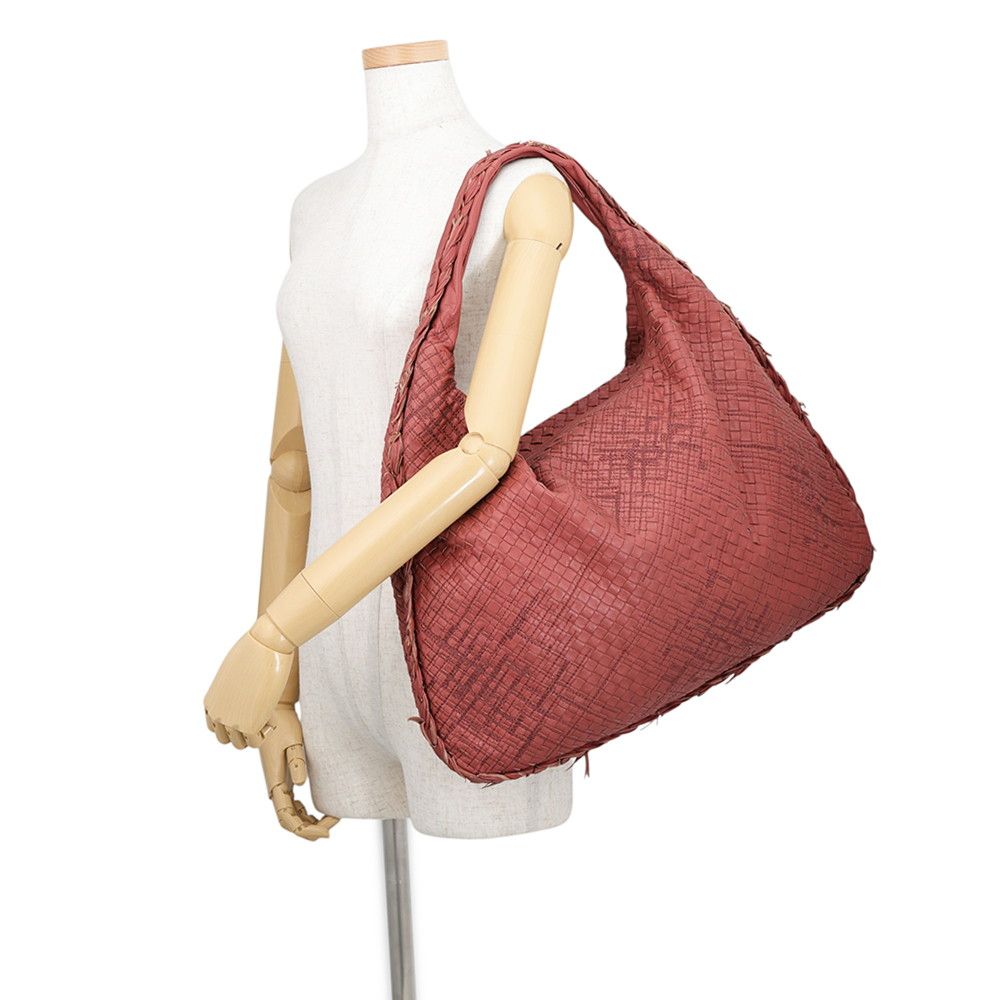 Bottega Veneta Shoulder Bag Intrecciato Hobo Leather — view 4