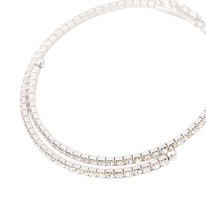 Miu Miu Choker Logo Rhinestone Necklace — view 5