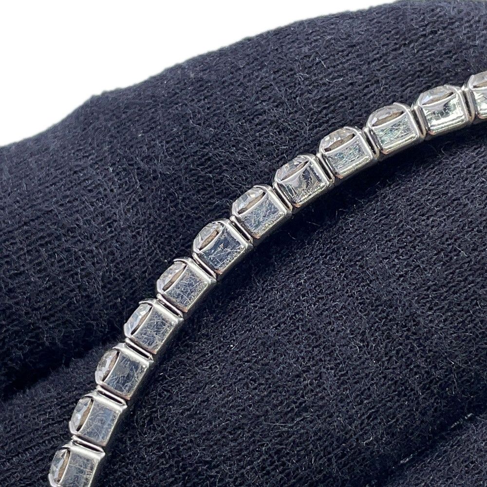 Miu Miu Choker Logo Rhinestone Necklace — view 6