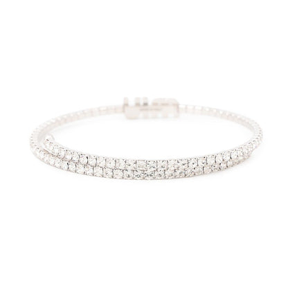 Miu Miu Choker Logo Rhinestone Necklace — view 3