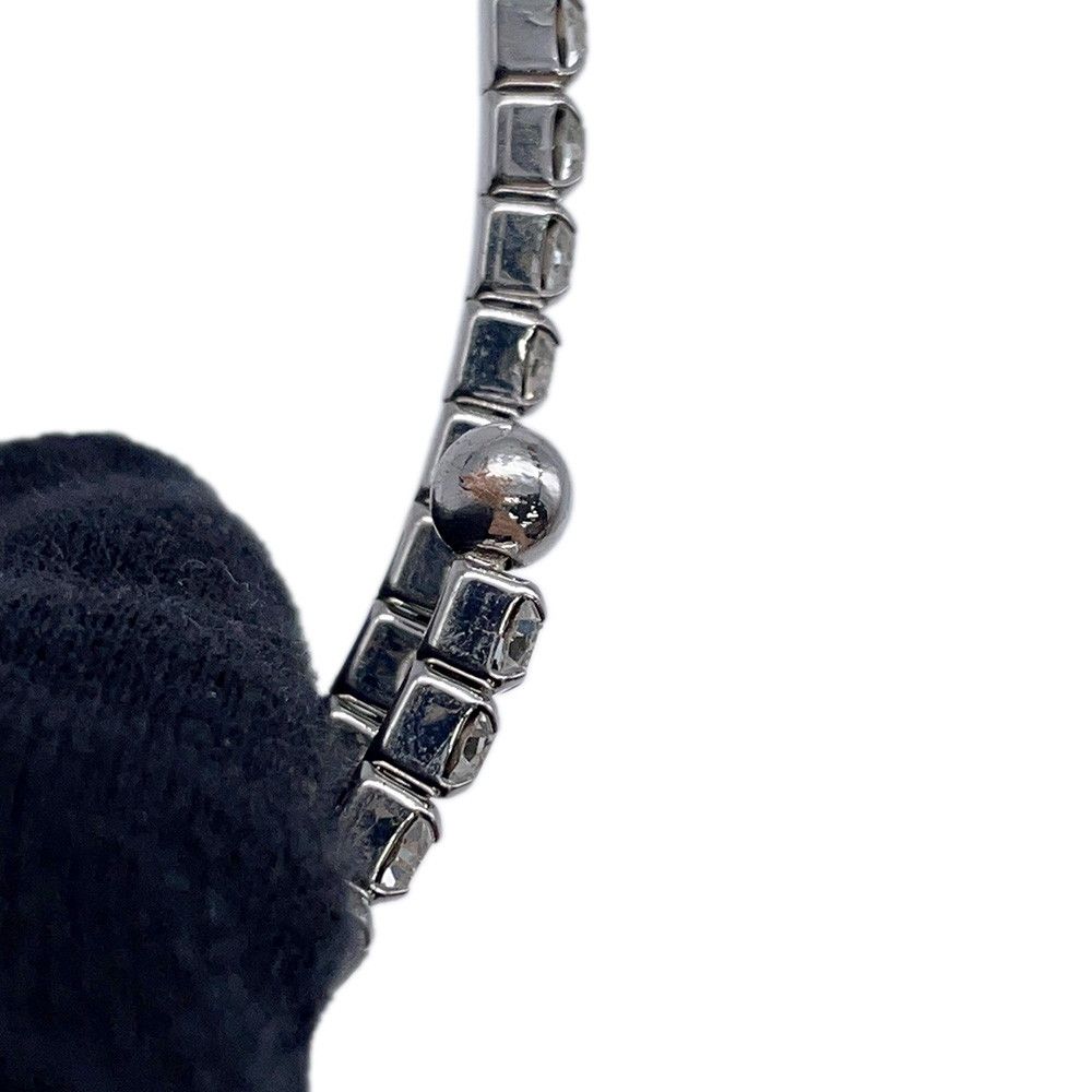 Miu Miu Choker Logo Rhinestone Necklace — view 7