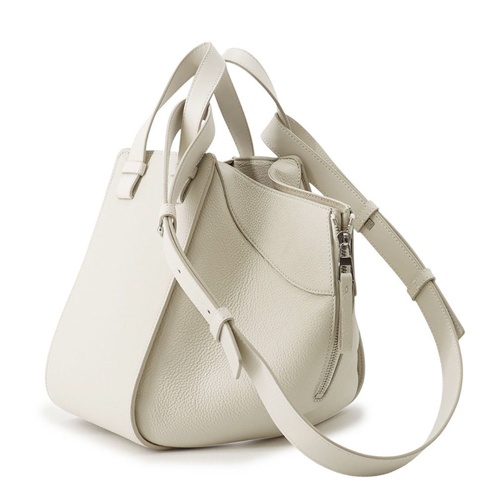 Loewe Hammock Small Leather 2-Way Shoulder Bag White — view 2