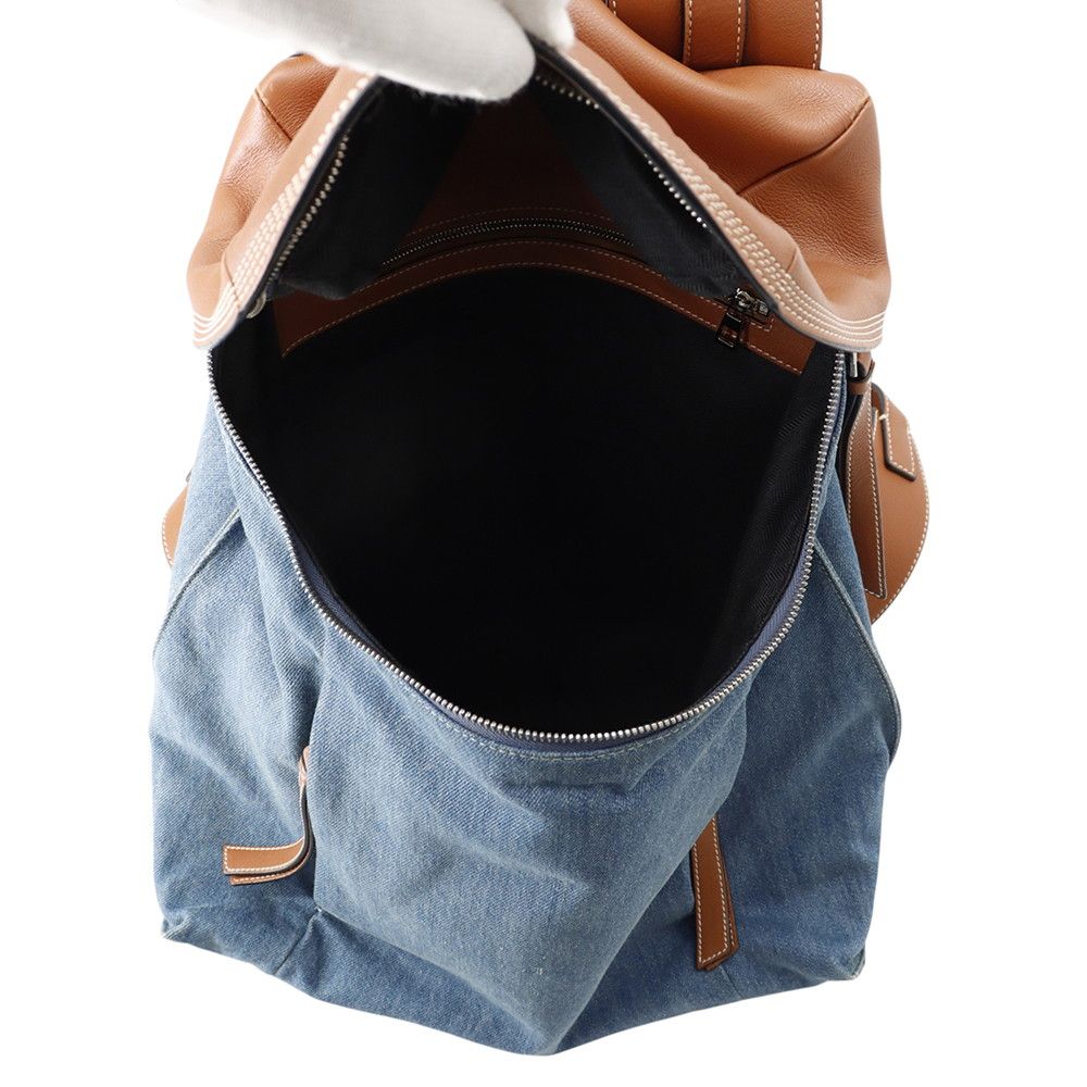Loewe Backpack T Small Denim Leather — view 5