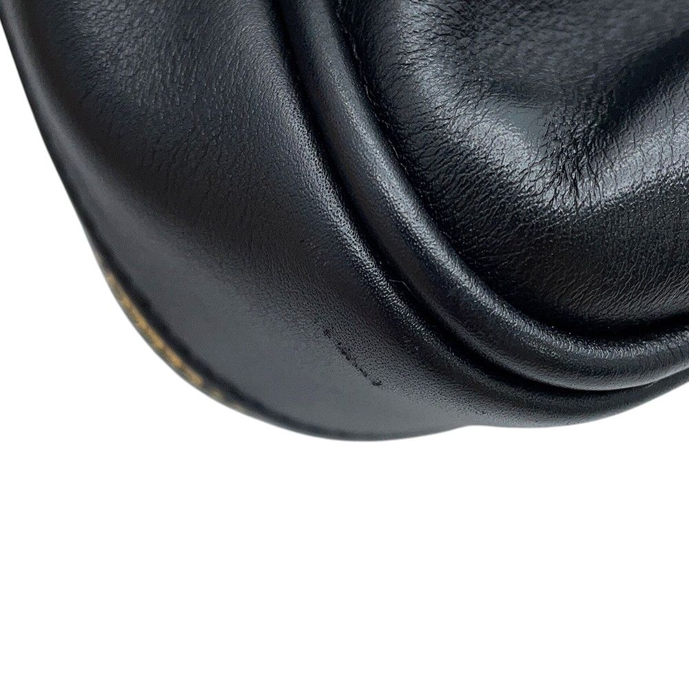 Miu Miu Tote Bag Beau Logo Leather Black — view 6