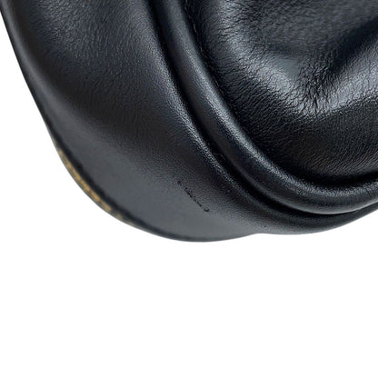 Miu Miu Tote Bag Beau Logo Leather Black — view 6