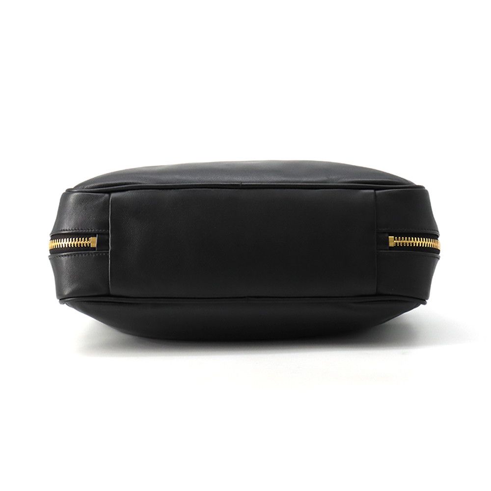 Miu Miu Tote Bag Beau Logo Leather Black — view 3
