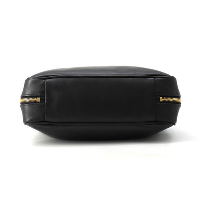Miu Miu Tote Bag Beau Logo Leather Black — view 3
