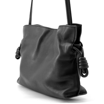 Loewe Shoulder Bag Flamenco Clutch Mini Napa Calfskin 2-Way Black — view 2
