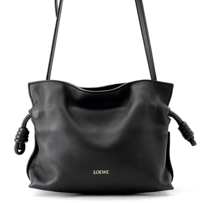 Loewe Shoulder Bag Flamenco Clutch Mini Napa Calfskin 2-Way Black