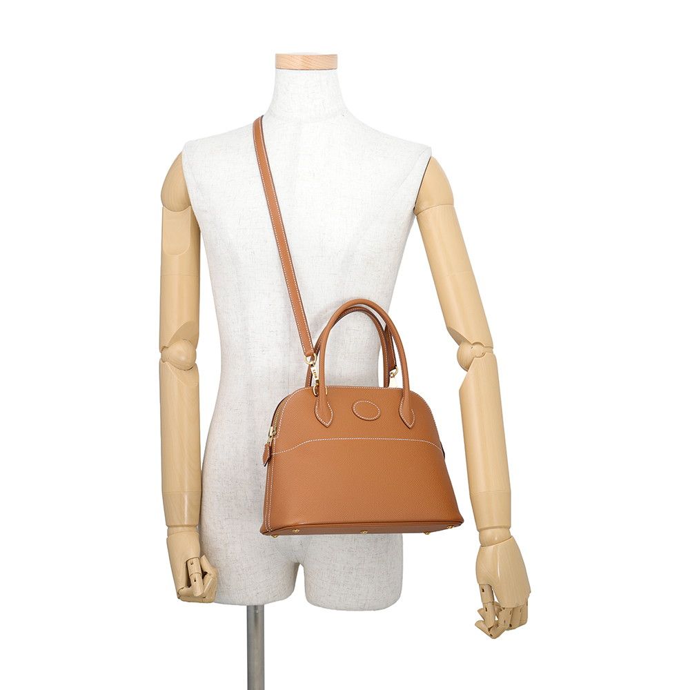 Hermes Bolide 27 Gold Epsom 2-Way Shoulder Bag — view 5