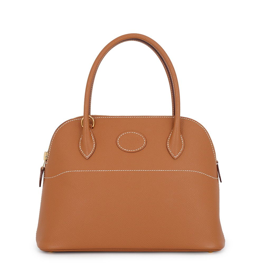 Hermes Bolide 27 Gold Epsom 2-Way Shoulder Bag