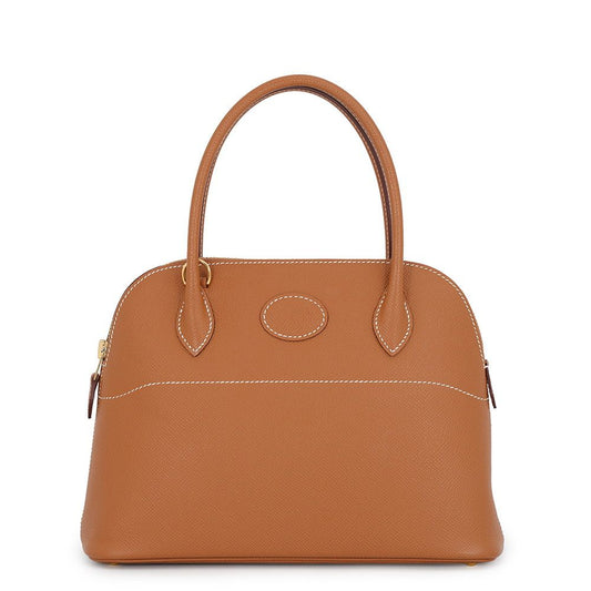 Hermes Bolide 27 Gold Epsom 2-Way Shoulder Bag