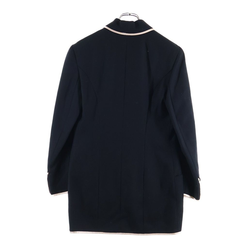 Fendi Piping Detail Jacket Light Black Pink — view 2