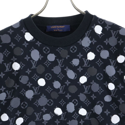 Louis Vuitton Yayoi Kusama Dot Monogram Sweatshirt Crew Neck Black — view 3