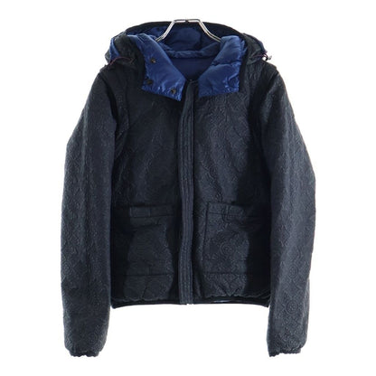 Louis Vuitton Reversible Down Vest Gray Blue Nylon