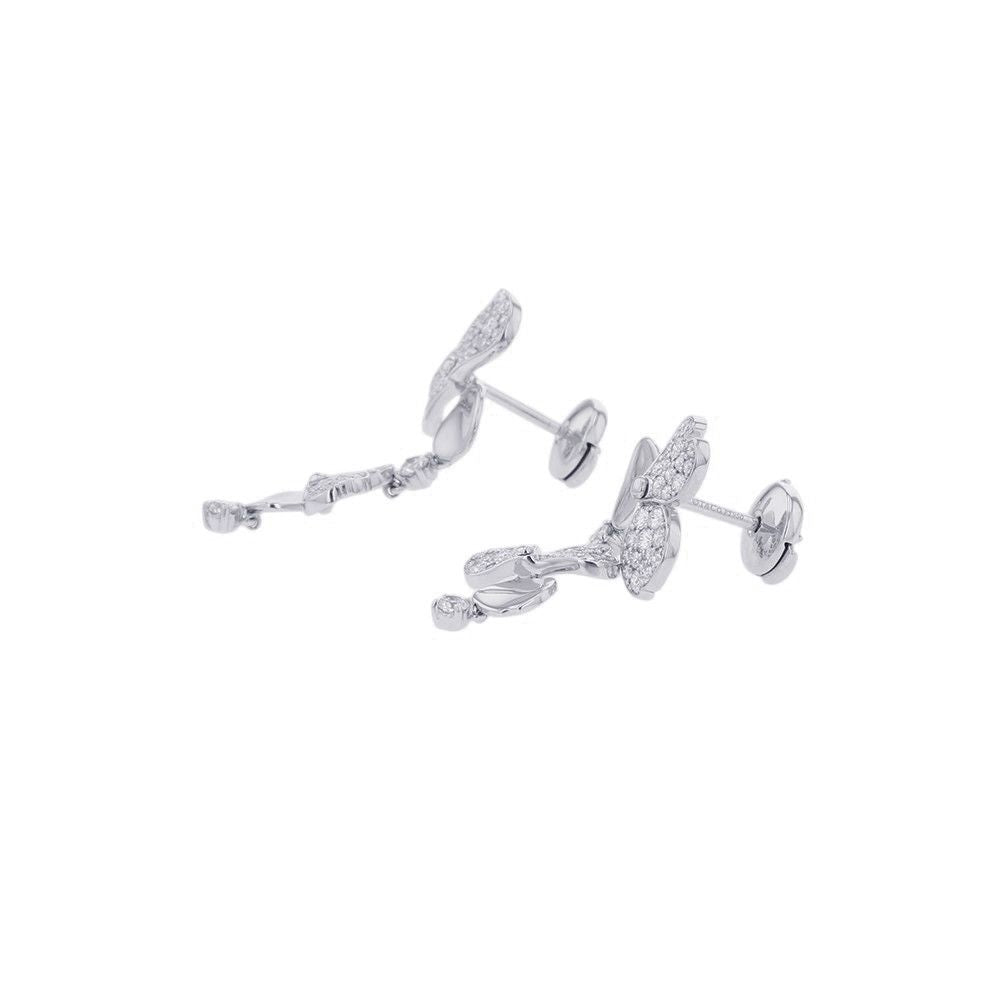 Tiffany & Co Earrings Paper Flower Diamond Platinum — view 2