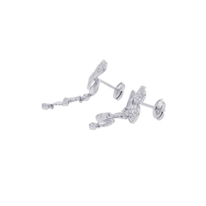 Tiffany & Co Earrings Paper Flower Diamond Platinum — view 2