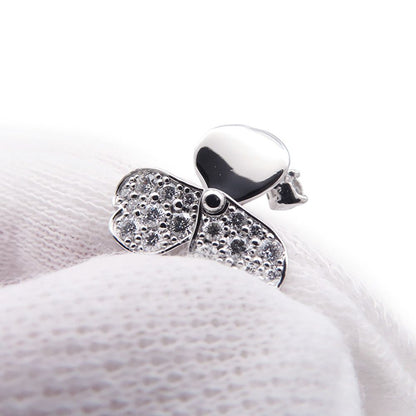 Tiffany & Co Earrings Paper Flower Diamond Platinum — view 6