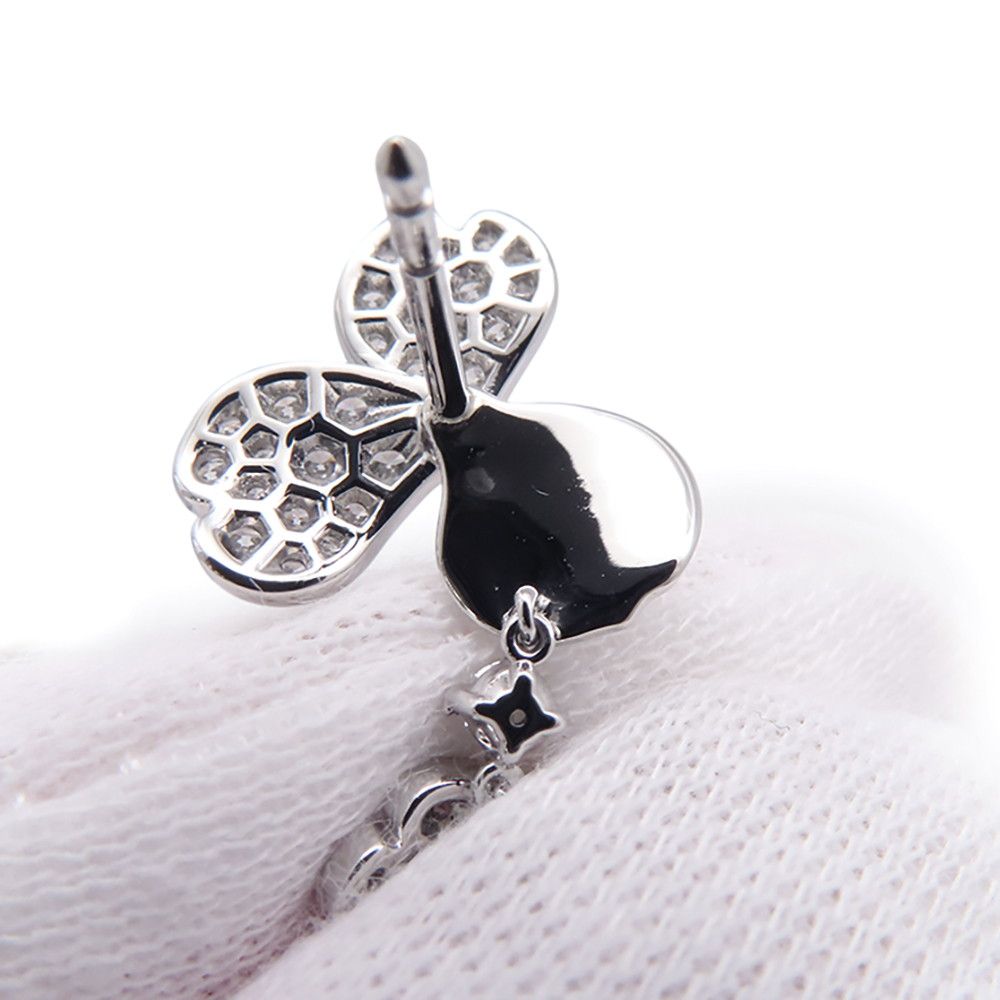 Tiffany & Co Earrings Paper Flower Diamond Platinum — view 7