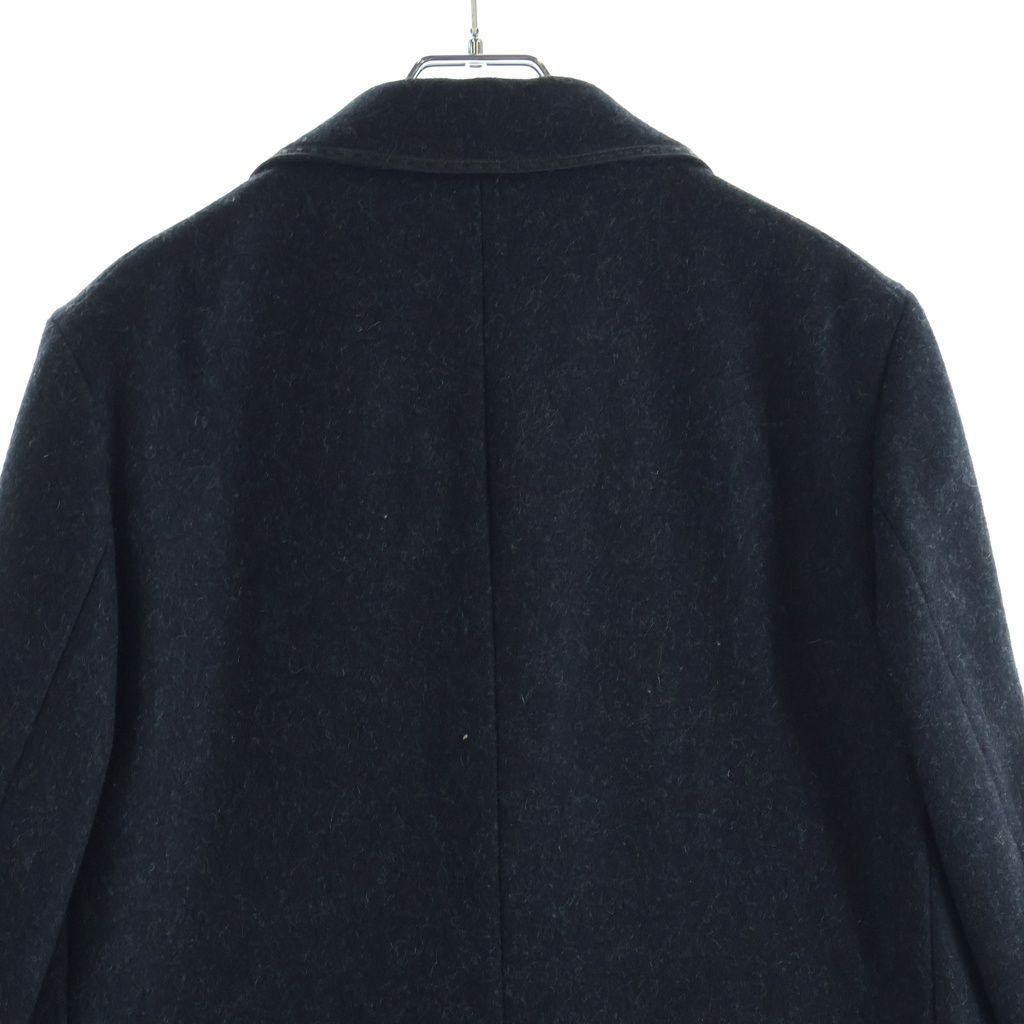 Fendi Wool Chesterfield Long Coat Black 44 — view 4