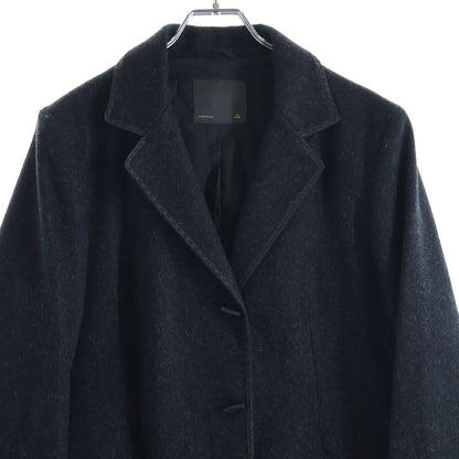 Fendi Wool Chesterfield Long Coat Black 44 — view 3