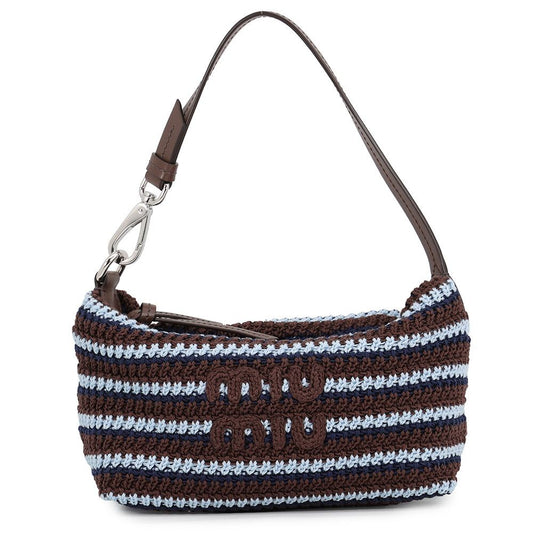 Miu Miu Handbag Spirit Clochette Knit Pouch Cotton Sweater