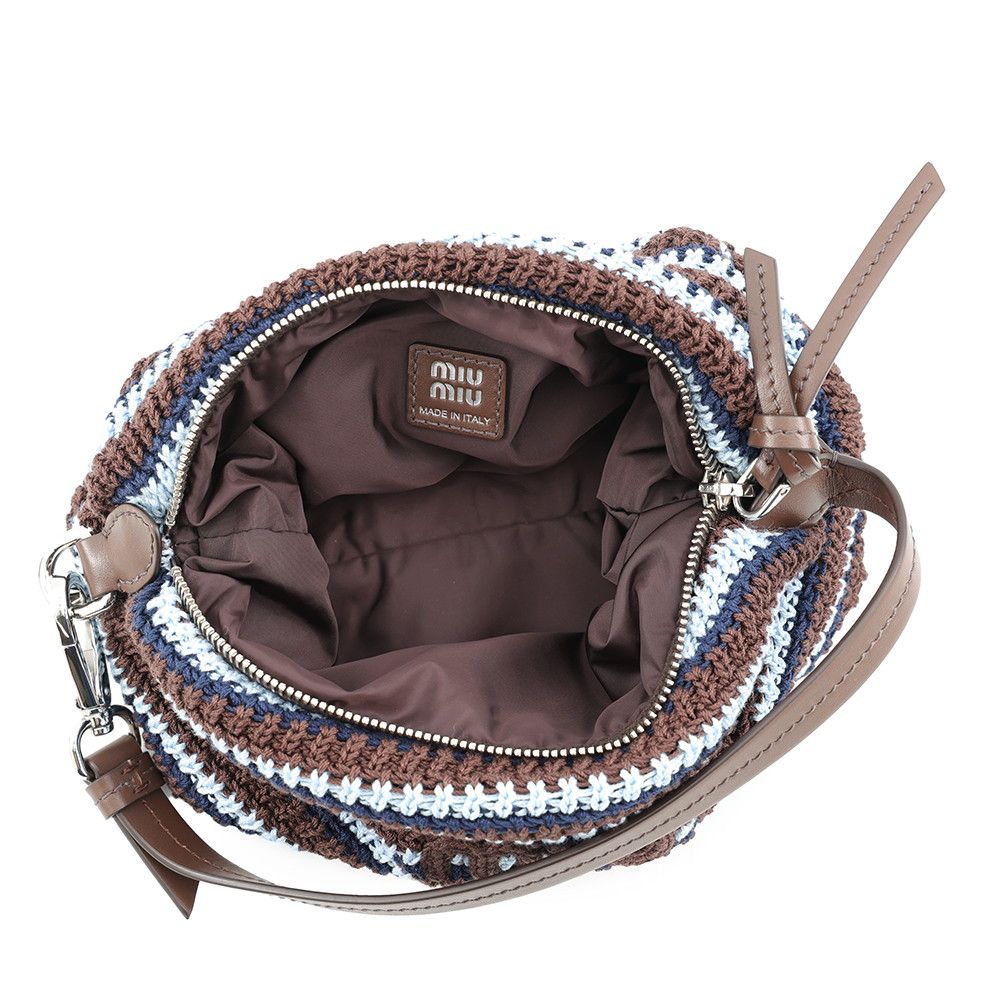 Miu Miu Handbag Spirit Clochette Knit Pouch Cotton Sweater — view 5