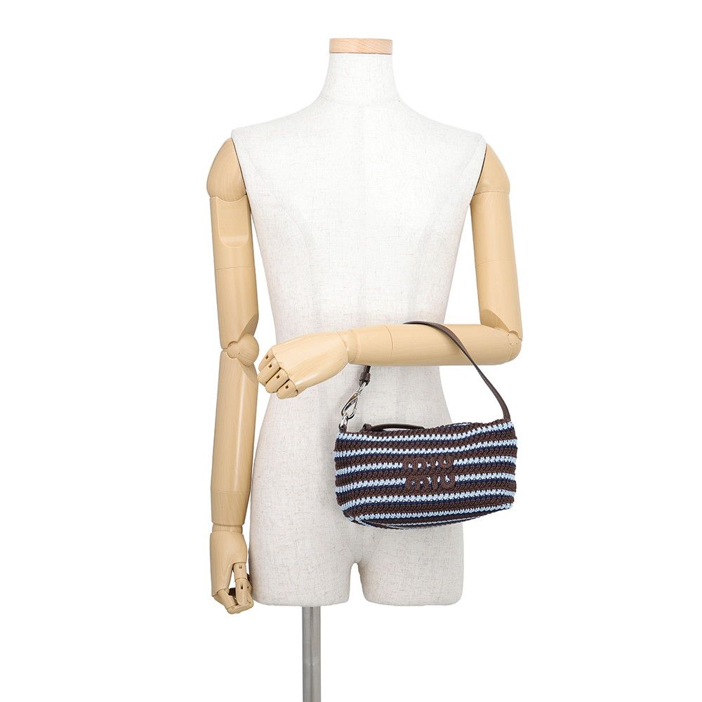 Miu Miu Handbag Spirit Clochette Knit Pouch Cotton Sweater — view 4