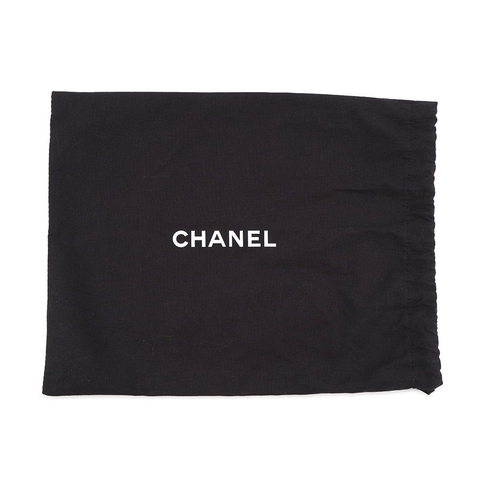 Chanel Chain Shoulder Bag CC Logo Quilted Small Caviar Leather Black — view 8