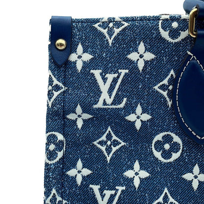 Louis Vuitton Tote Monogram Jacquard Denim On The Go MM 2-Way Handbag — view 7