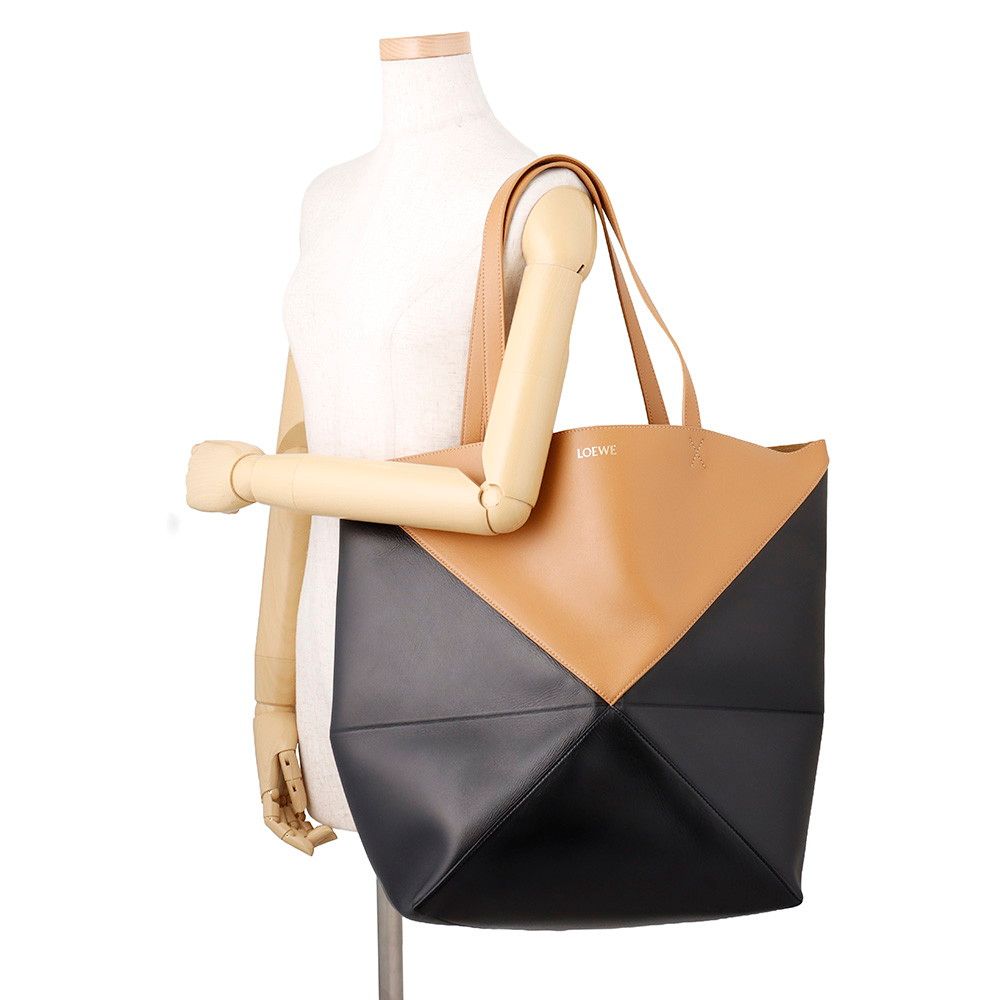 Loewe Tote Bag Puzzle Fold Bicolor XL Extra Large Calfskin — view 4