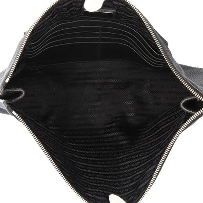 Prada Clutch Leather Black — view 6