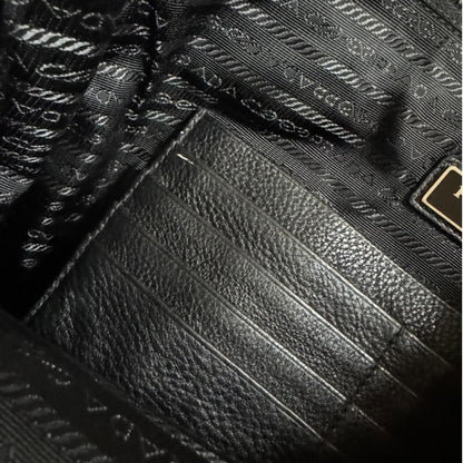 Prada Clutch Leather Black — view 7
