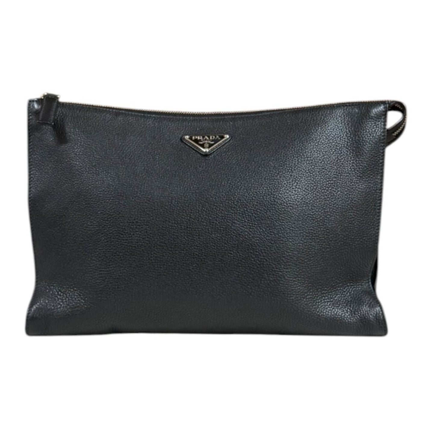 Prada Clutch Leather Black